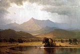 Sanford Robinson Gifford Famous Paintings - A Passing Storm in the Adirondacks